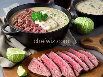 Corned Beef and Cabbage with Guinness®-Dijon Gravy
