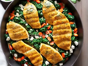 Cottage Cheese Spinach Chicken