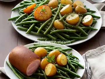 Crazy Simple Cottage Ham, Potatoes, and Green Beans
