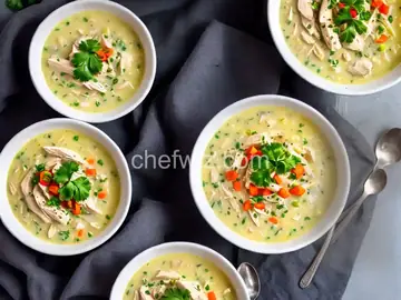 Creamy Chicken and Rice Soup