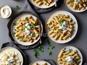 Creamy Rigatoni Florentine