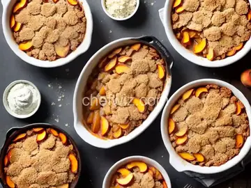Crisp Peach Cobbler