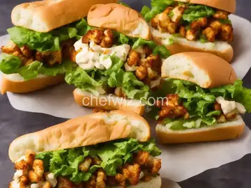 Crispy Cauliflower Po Boy Sandwich