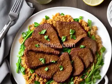 Crispy Garlic Crumb Steak