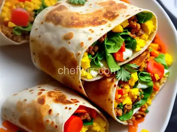 Crispy Rolled Breakfast Burrito
