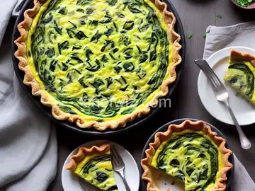 Crustless Spinach Quiche