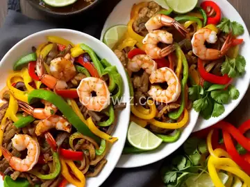 Cyndi's Shrimp Fajitas