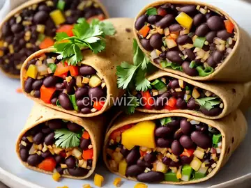 Delicious Black Bean Burritos