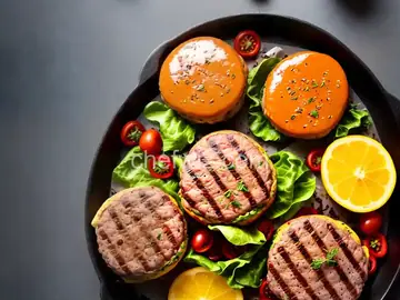 Delicious Grilled Hamburgers