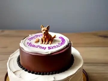 Doggie Birthday Cake