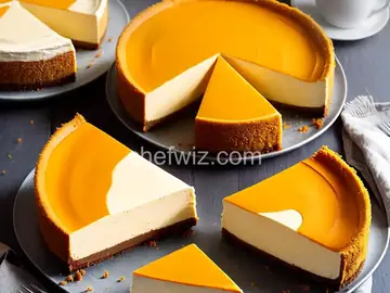 Double Layer Pumpkin Cheesecake