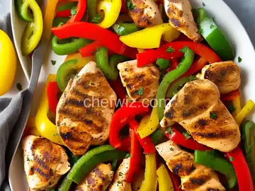 Easy Chicken and Bell Pepper Fajitas