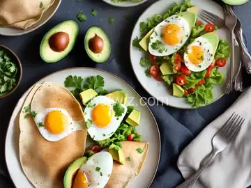 Easy Egg and Avocado Breakfast Burrito