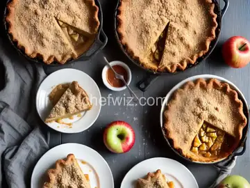 Easy German Apple Streusel Pie