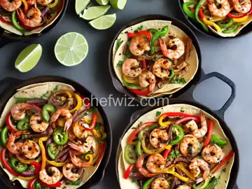 Easy Grilled Shrimp Fajitas