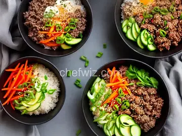 Easy Korean Ground Beef Bowl