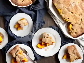 Easy Peach Cobbler with Cake Mix