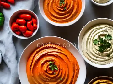 Easy Roasted Red Pepper Hummus