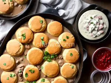 Easy Sausage Gravy and Biscuits