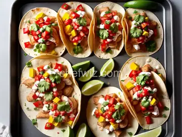 Easy Sheet Pan Fish Tacos