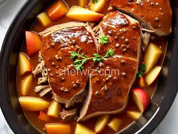 Easy Slow Cooker Apple Pork Roast