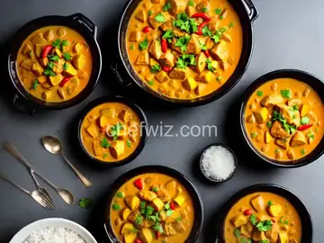 Easy Slow Cooker Chicken Curry with Potatoes and Coconut Milk