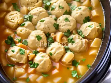 Easy Slow Cooker Chicken and Dumplings