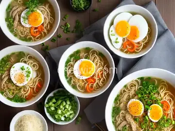 Egg Drop Ramen Noodle Soup