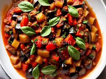 Eggplant Caponata (Sicilian Version)