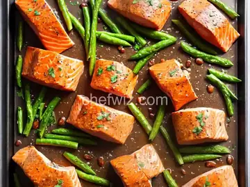 Everything Salmon Sheet Pan Dinner