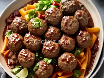 Fabienne's Bison Meatballs