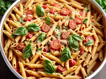 Fast Creamy Tomato Penne