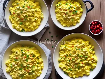 Fluffy Microwave Scrambled Eggs