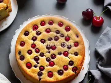 Fresh Cherry Cake