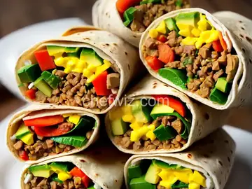 Full-of-Veggies Burritos