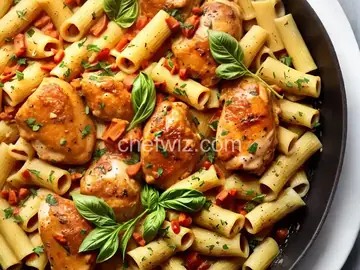 Garlic Chicken Rigatoni