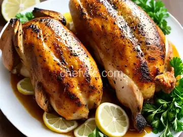 Garlic-Lemon Double Stuffed Chicken