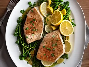 Garlic-Lemon Mahi Filets