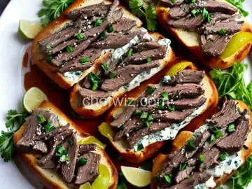Garlicky Blue Cheese Steak