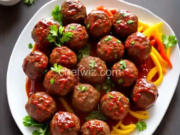 Giant Bacon-Wrapped Meatballs