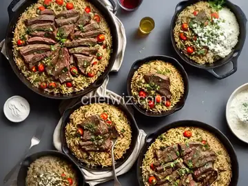 Greek Lamb and Orzo