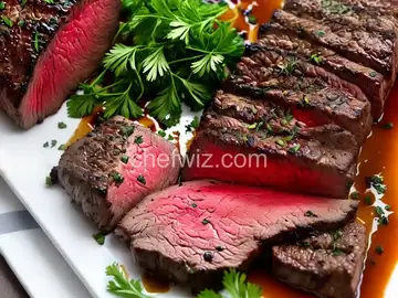 Grilled Beef Tenderloin with Herb-Garlic-Pepper Coating