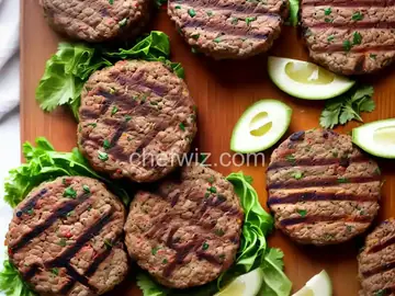 Grilled Spicy Lamb Burgers