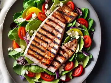 Grilled Swordfish Salad