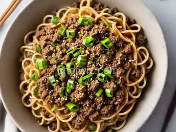 Ground Beef Curly Noodle