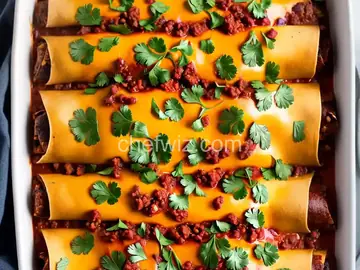 Ground Beef Enchiladas