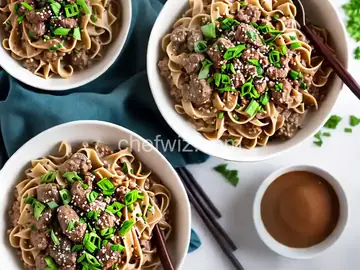 Ground Beef Stroganoff Noodles