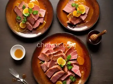 Ham with Honey and Brown Sugar Glaze