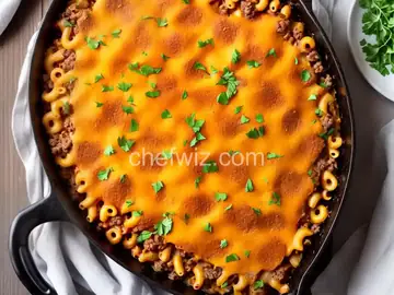 Hamburger and Macaroni Hot Dish