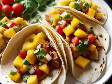Healthy Fish Tacos with Mango Salsa